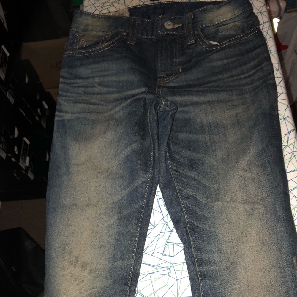 Boys Polo Dark Blue Jeans